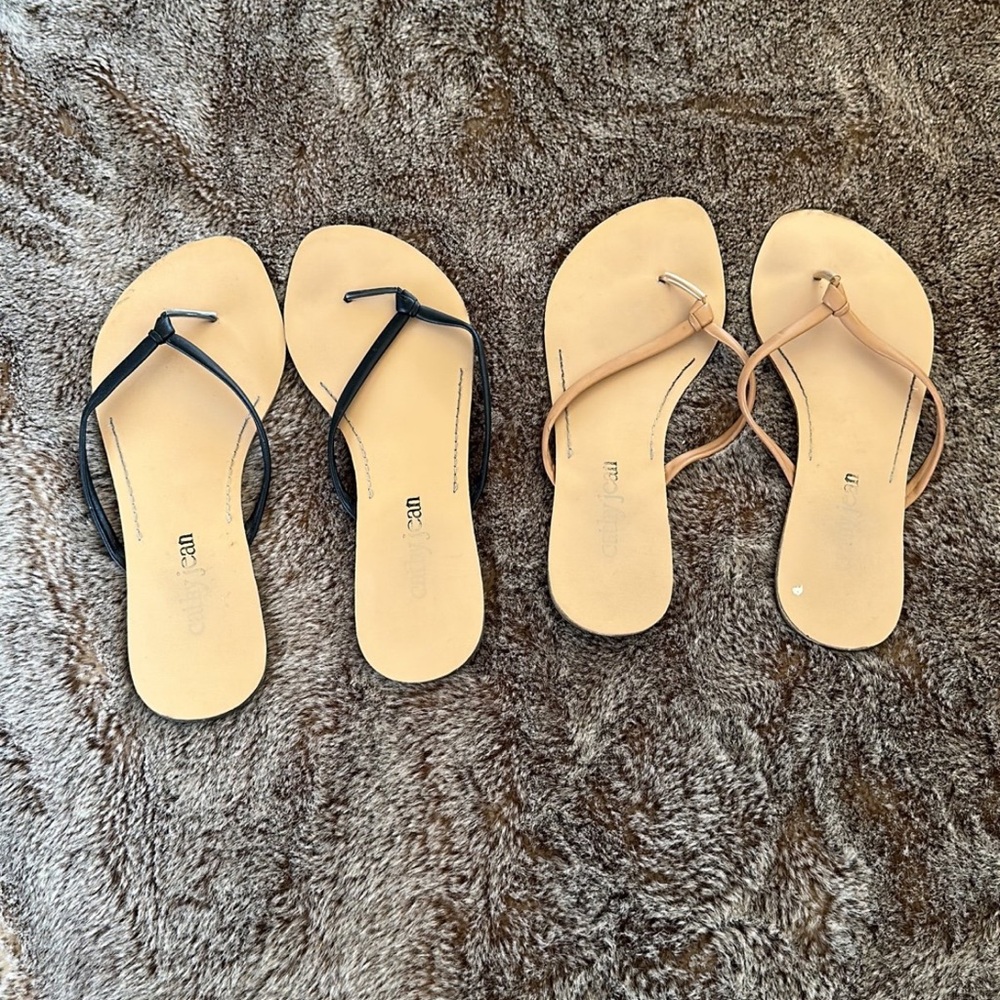 Cathy Jean Women's Sandals - Black and Tan